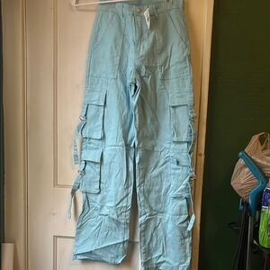 Light Blue Cargo Pants